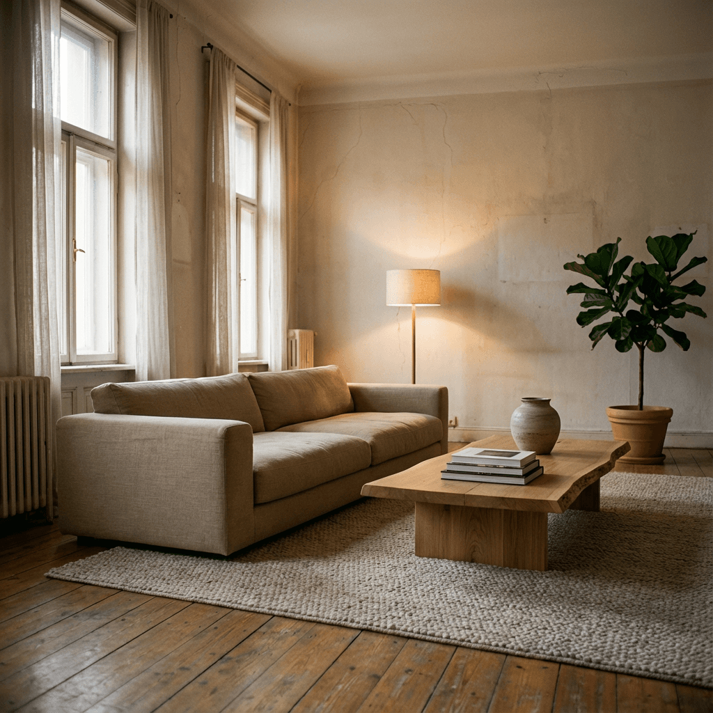 Apartment staging (Lived-in contemporary) - After