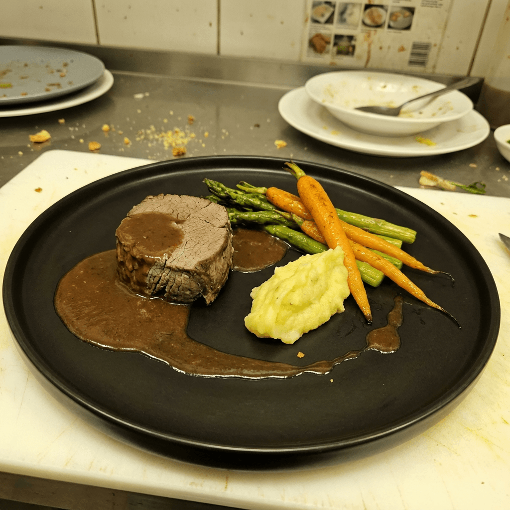 Restaurant photoshoot (Fine dining) - Before